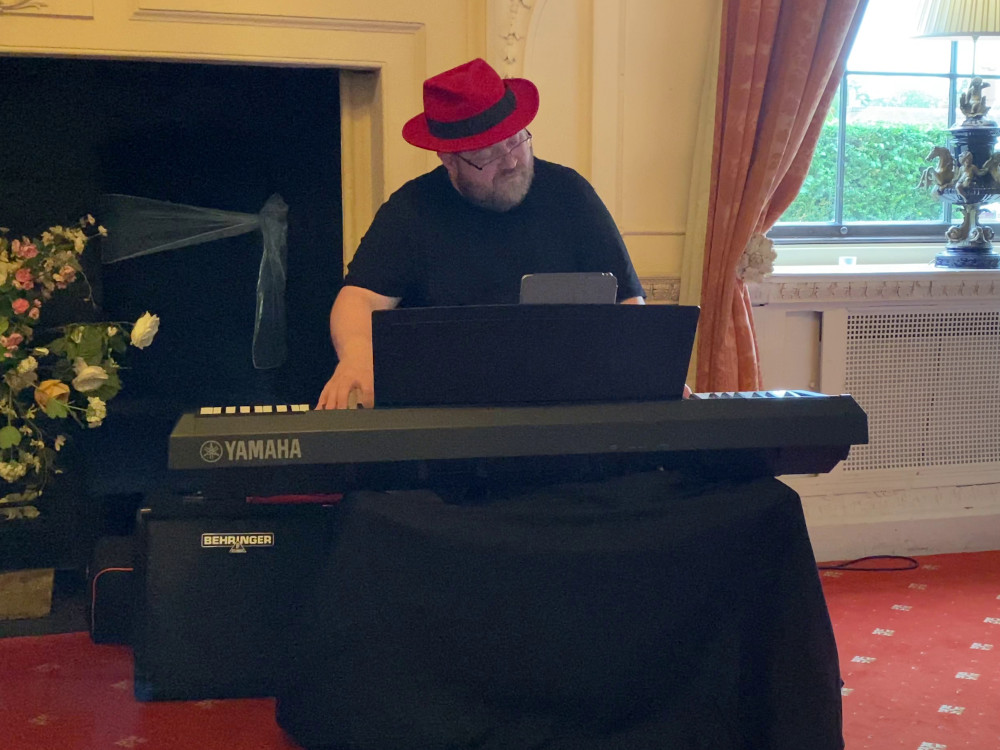 Piano at Coombe Abbey Hotel.