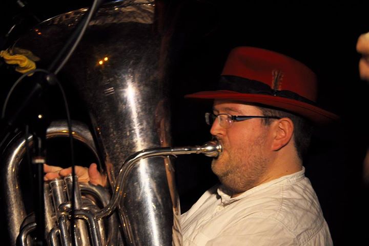 Tuba at Bellingham All Acoustic festival.