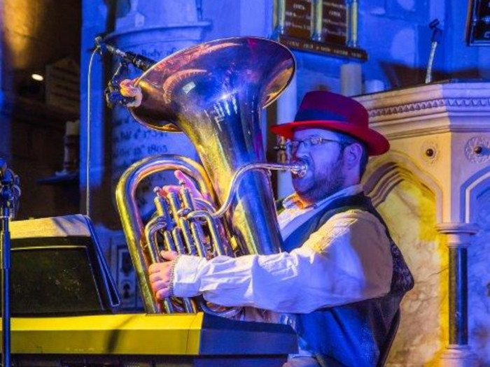 Tuba at The Festival of the Artisan with The Long Road.